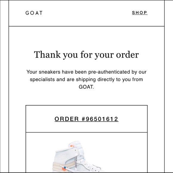 Off white Jordan 1 white - Picture 5 of 5